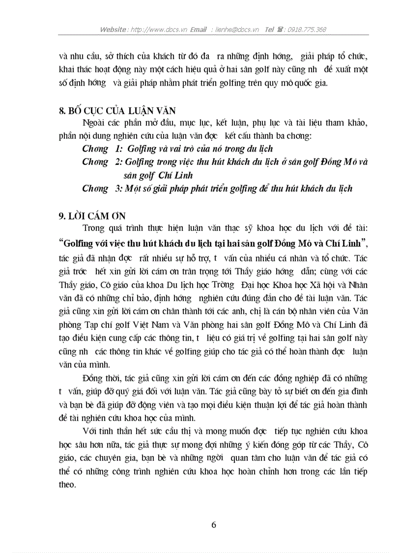 image for page Golfing với việc thu hút khách du lịch tại hai sân golf Đồng Mô và Chí Linh