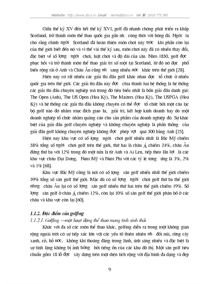 image for page Golfing với việc thu hút khách du lịch tại hai sân golf Đồng Mô và Chí Linh