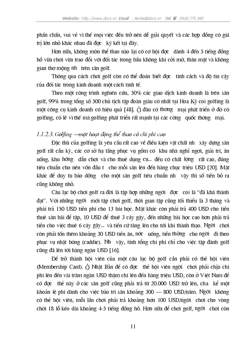 image for page Golfing với việc thu hút khách du lịch tại hai sân golf Đồng Mô và Chí Linh