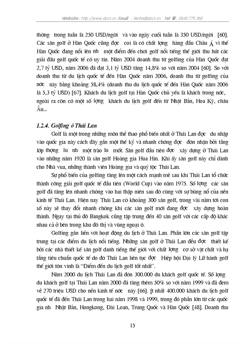 image for page Golfing với việc thu hút khách du lịch tại hai sân golf Đồng Mô và Chí Linh