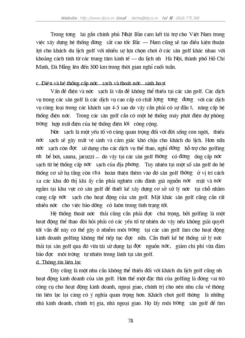 image for page Golfing với việc thu hút khách du lịch tại hai sân golf Đồng Mô và Chí Linh