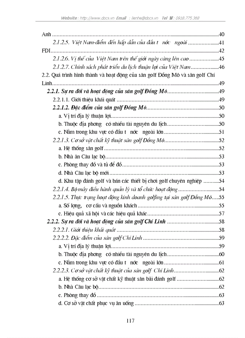 image for page Golfing với việc thu hút khách du lịch tại hai sân golf Đồng Mô và Chí Linh