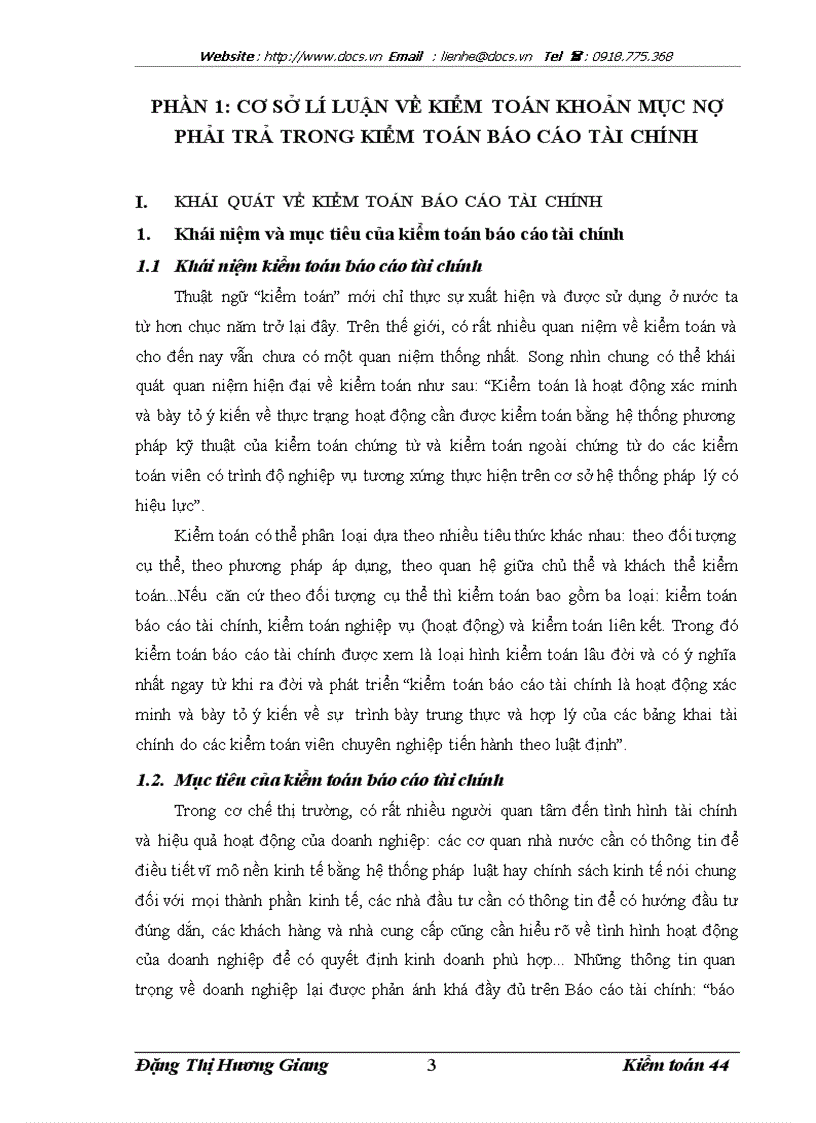 image for page Kiểm toán các khoản nợ phải trả trong kiểm toán Báo cáo tài chính do Công ty Kiểm toán và định giá Việt Nam thực hiện