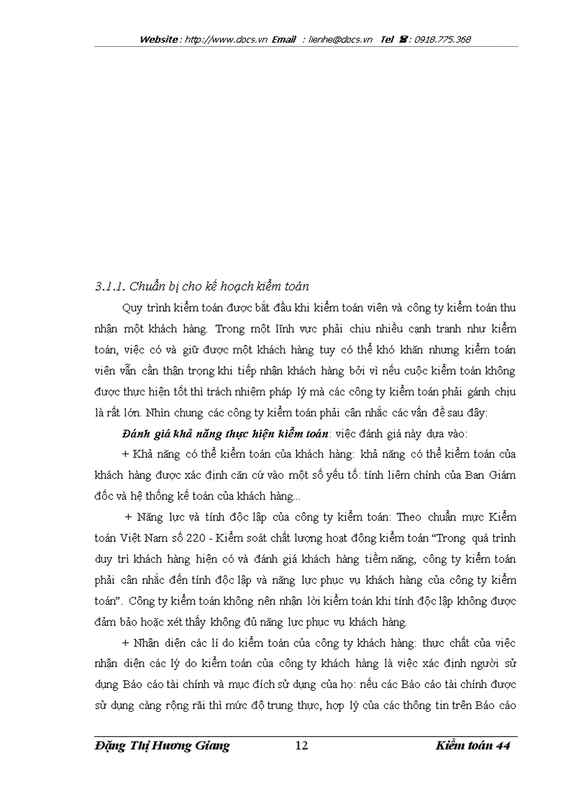 image for page Kiểm toán các khoản nợ phải trả trong kiểm toán Báo cáo tài chính do Công ty Kiểm toán và định giá Việt Nam thực hiện