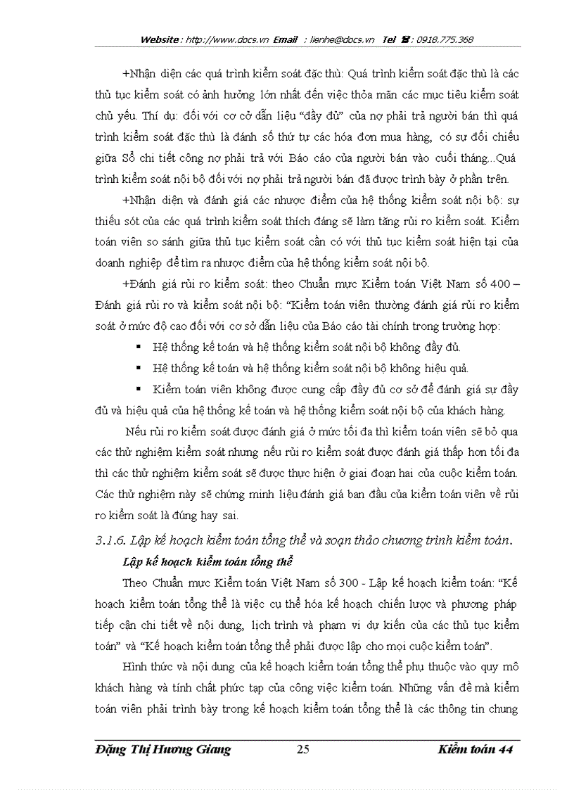image for page Kiểm toán các khoản nợ phải trả trong kiểm toán Báo cáo tài chính do Công ty Kiểm toán và định giá Việt Nam thực hiện