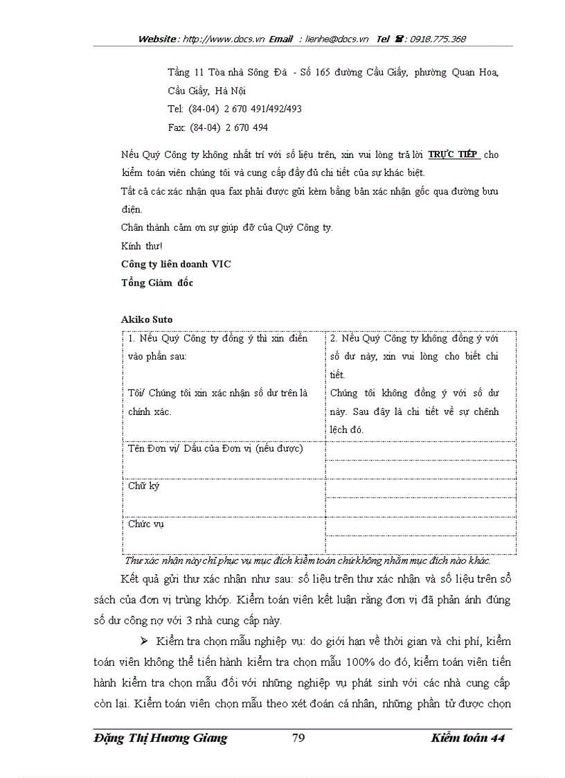 image for page Kiểm toán các khoản nợ phải trả trong kiểm toán Báo cáo tài chính do Công ty Kiểm toán và định giá Việt Nam thực hiện