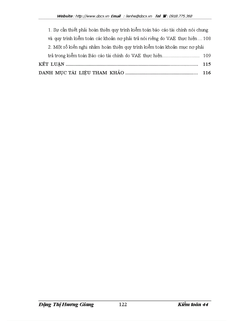 image for page Kiểm toán các khoản nợ phải trả trong kiểm toán Báo cáo tài chính do Công ty Kiểm toán và định giá Việt Nam thực hiện
