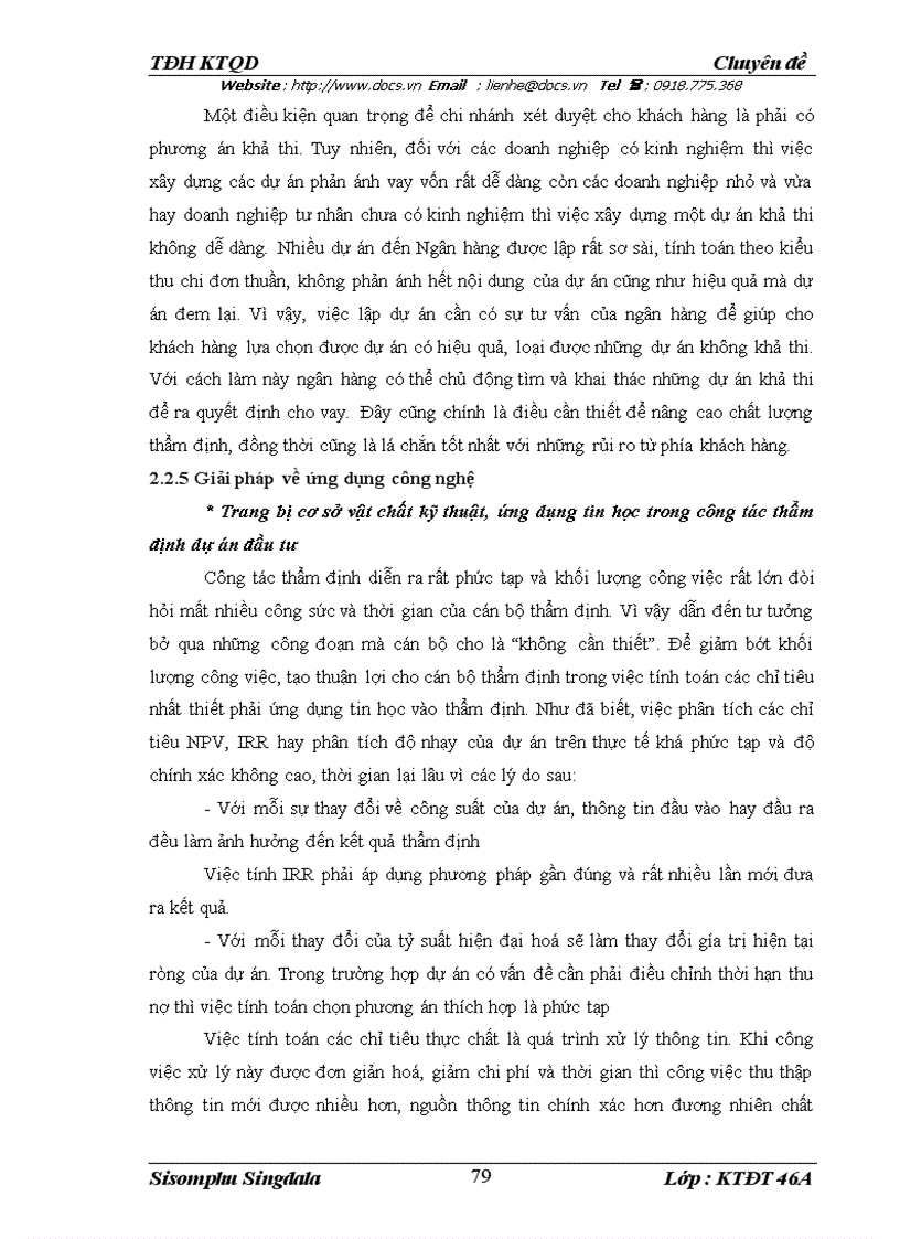 image for page Các biện pháp nhằm nâng cao chất lượng công tác thẩm định dự án đầu tư tại Ngân hàng liên doanh Lào Việt chi nhánh Hà Nội