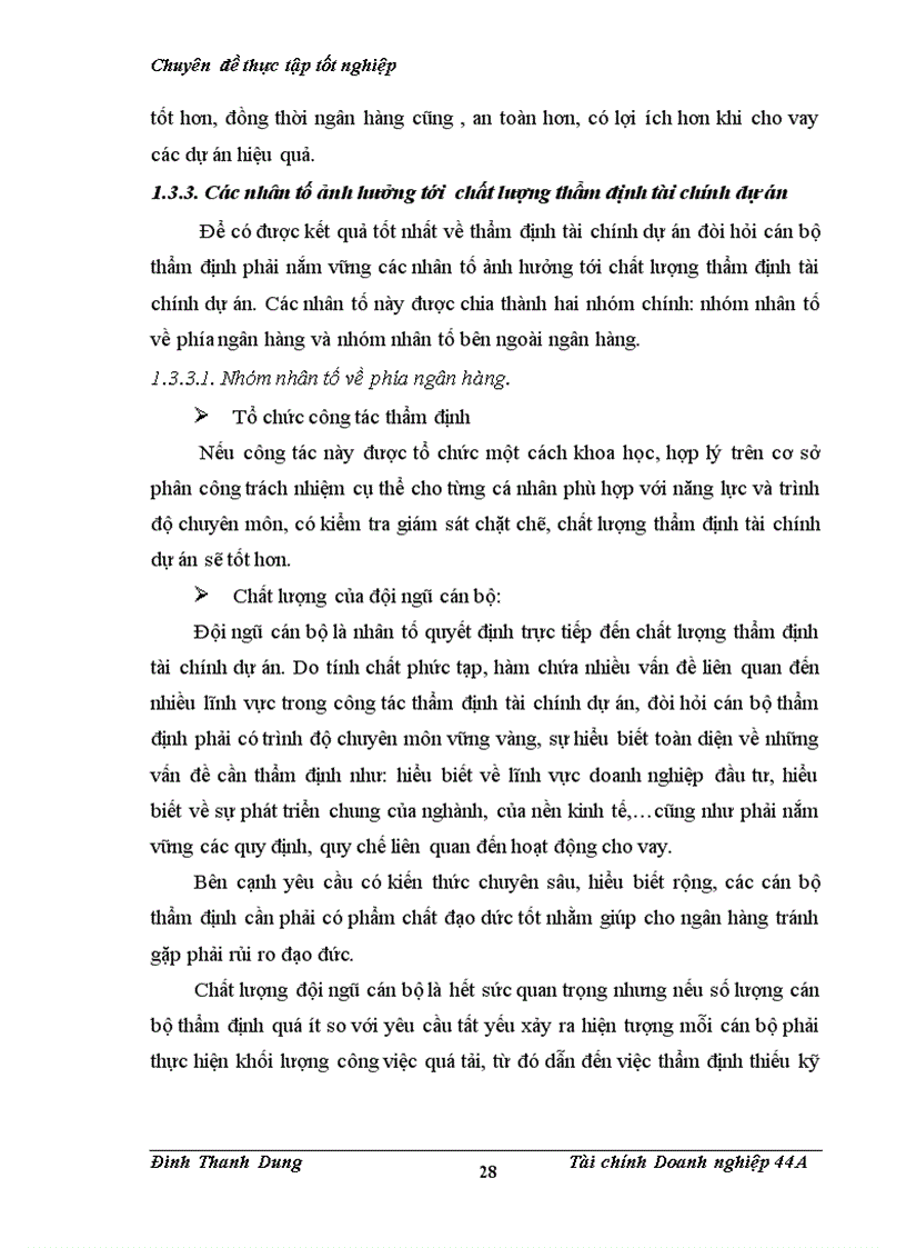 image for page Nâng cao chất lượng thẩm định tài chính dự án trong cho vay tại chi nhánh ngân hàng Công thương Ba Đình đối với các doanh nghiệp ngành xây dựng