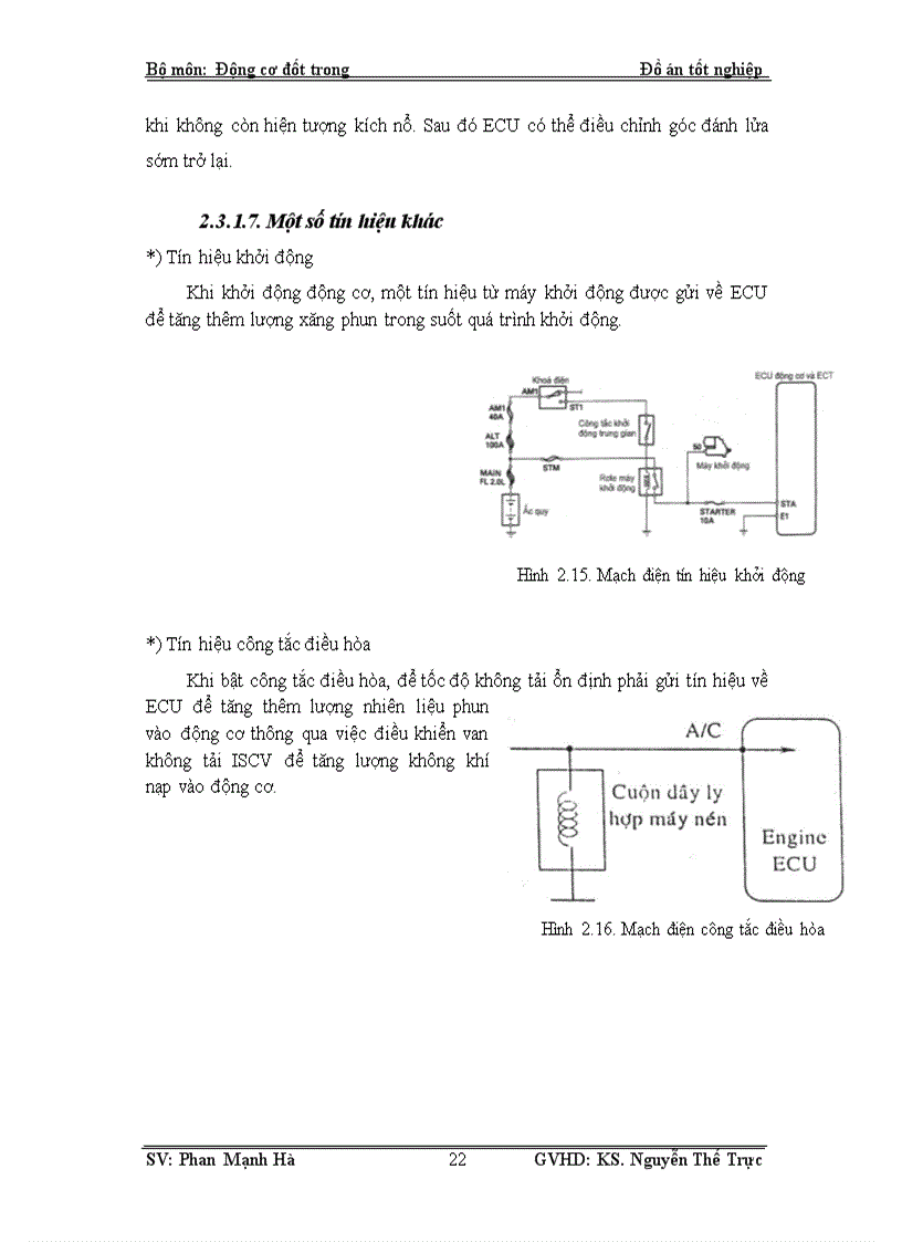 image for page Nghiên cứu xây dựng tài liệu kỹ thuật kiểm tra hệ thống phun xăng điện tử và xây dựng các bài thí nghiệm trên mô hình động cơ Toyota 5S FE