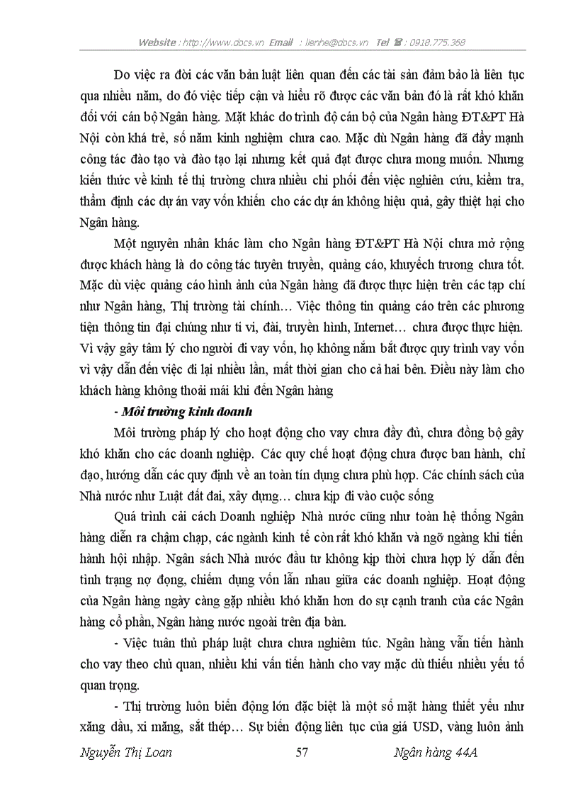 image for page Nâng cao chất lượng cho vay ngắn hạn đối với Doanh nghiệp hoạt động trong lĩnh vực xây lắp tại Ngân hàng Đầu tư và Phát triển Hà Nội