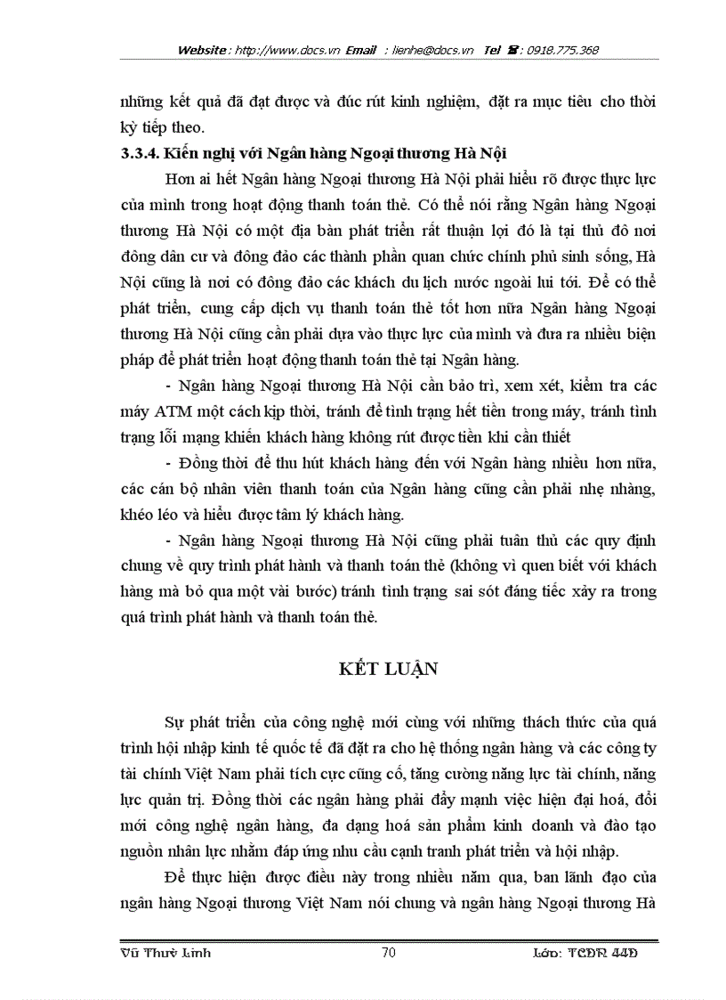 image for page Phát triển dịch vụ thẻ tại Ngân hàng Ngoại thương Hà Nội