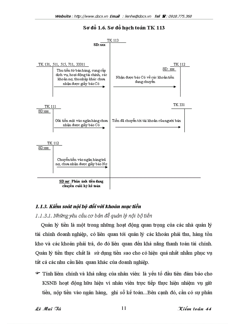 image for page Kiểm toán khoản mục tiền trong quy trình kiểm toán báo cáo tài chính do Công ty Dịch vụ Tư vấn Tài chính Kế toán và Kiểm toán AASC thực hiện
