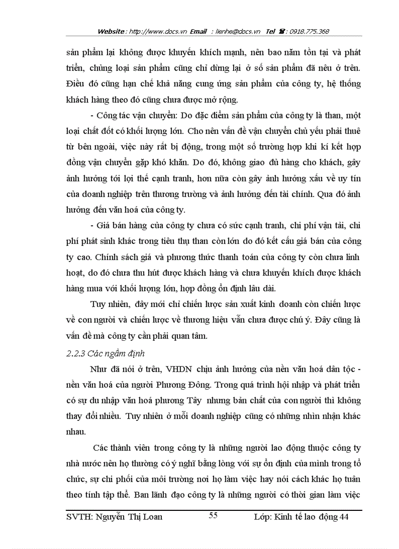 image for page Xây dựng và phát triển văn hoá doanh nghiệp tại công ty chế biến và kinh doanh than Hà Nội