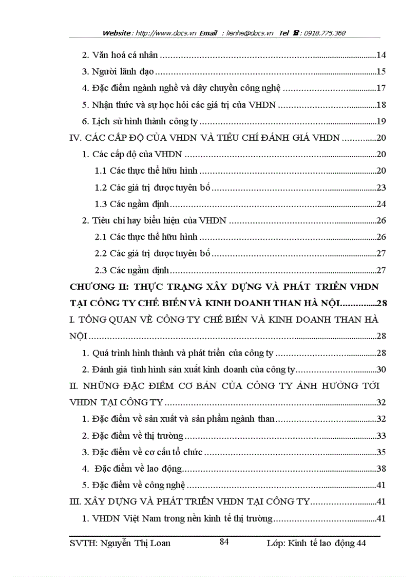 image for page Xây dựng và phát triển văn hoá doanh nghiệp tại công ty chế biến và kinh doanh than Hà Nội