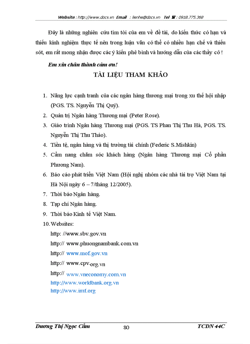 image for page Nâng cao năng lực cạnh tranh trong hoạt động cho vay của Ngân hàng Thương mại cổ phần Phương Nam Chi nhánh Hà Nội