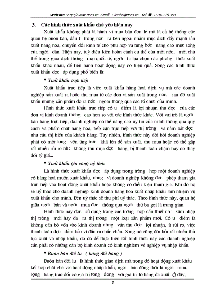 image for page Vận dụng một số phương pháp thống kê phân tích tình hình hoạt động xuất khẩu nông sản của Tổng công ty rau quả nông sản Việt Nam