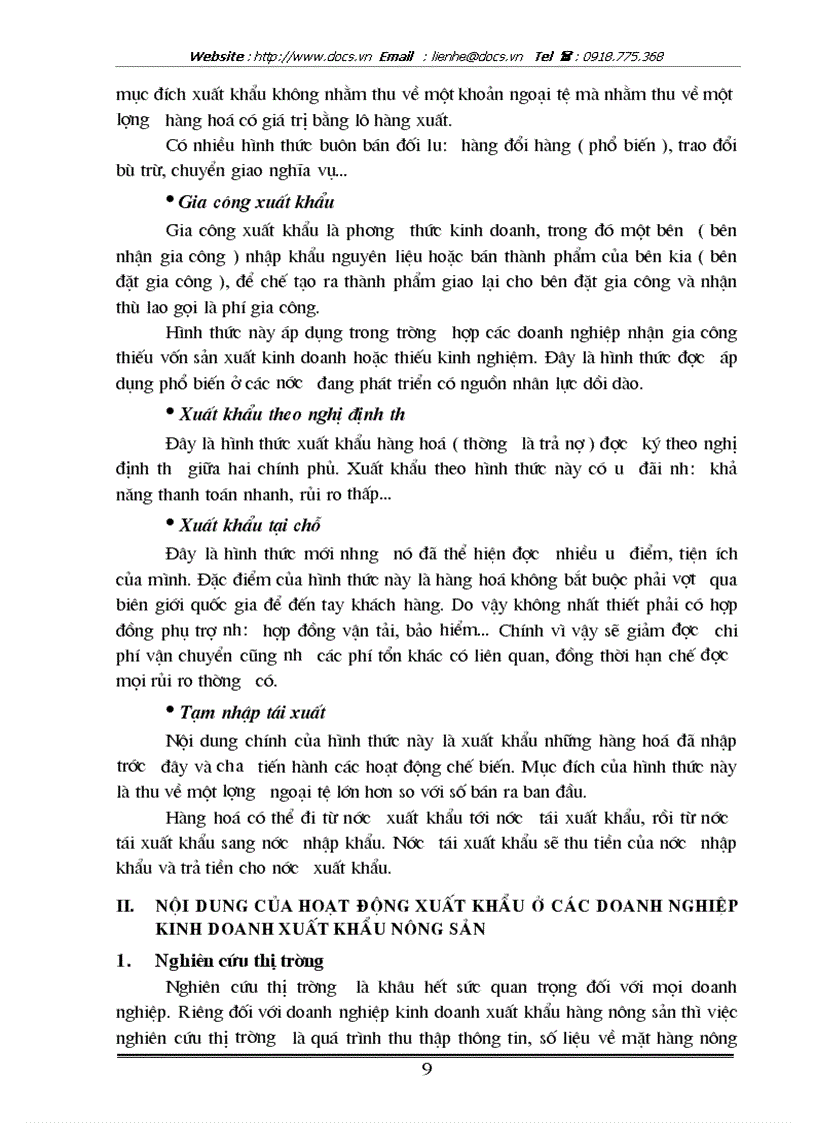 image for page Vận dụng một số phương pháp thống kê phân tích tình hình hoạt động xuất khẩu nông sản của Tổng công ty rau quả nông sản Việt Nam