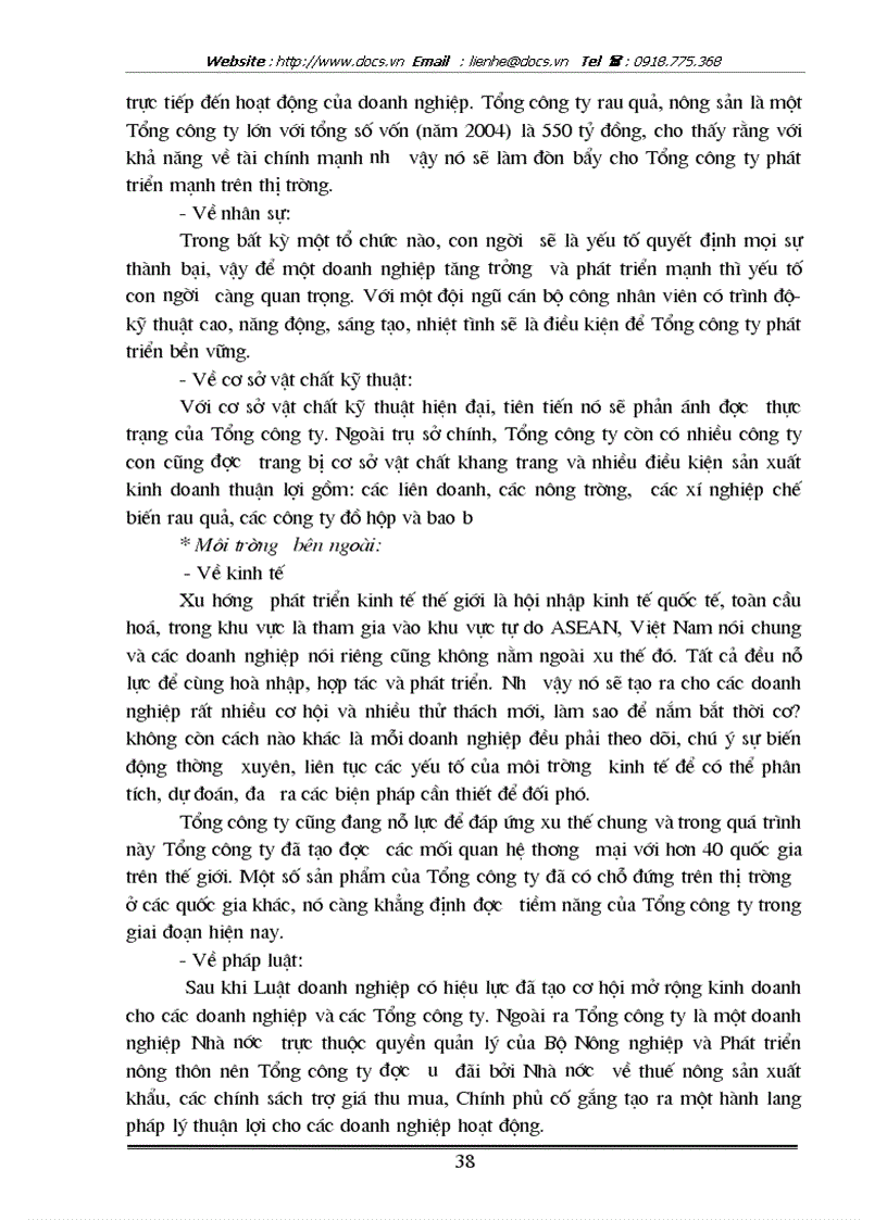 image for page Vận dụng một số phương pháp thống kê phân tích tình hình hoạt động xuất khẩu nông sản của Tổng công ty rau quả nông sản Việt Nam