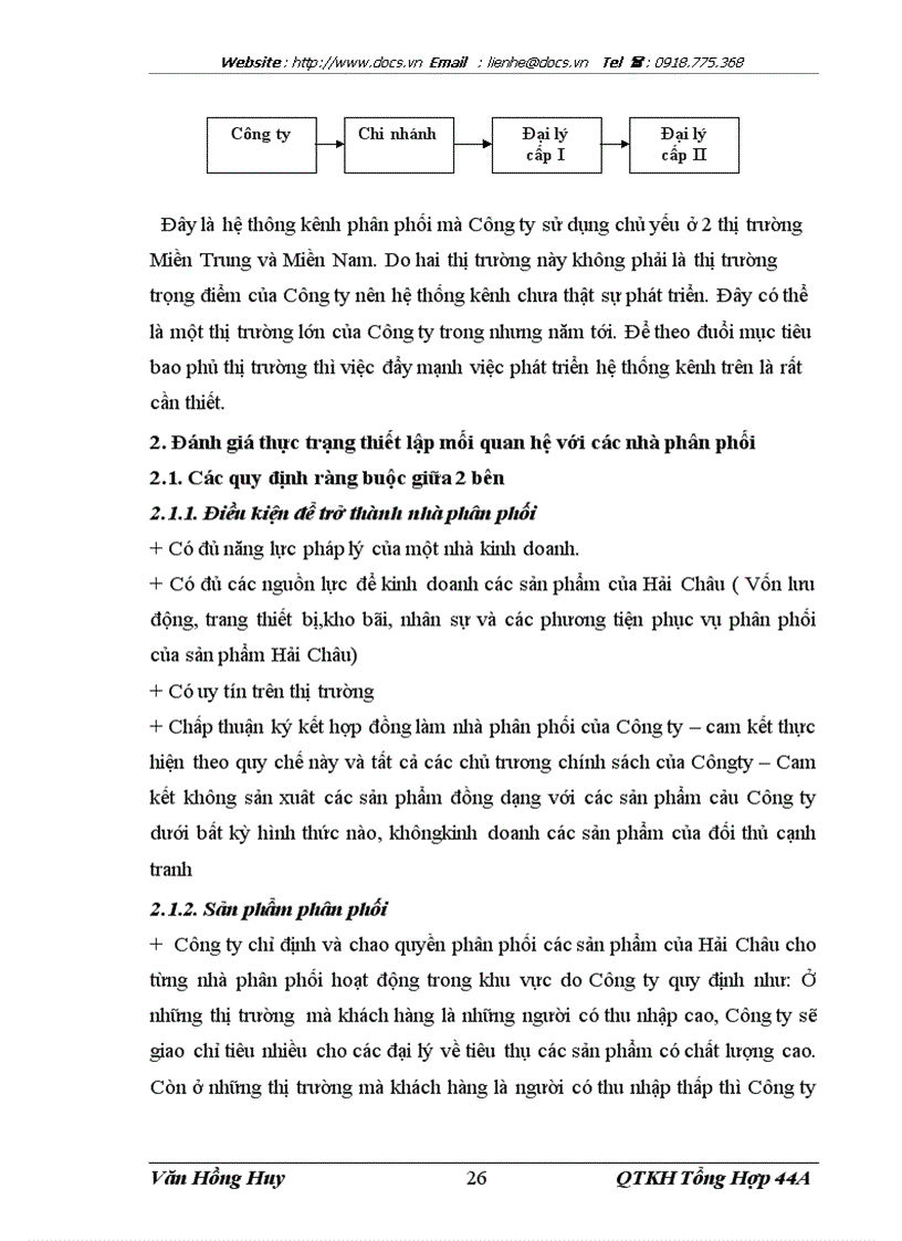 image for page Hoàn thiện và mở rộng hệ thống kênh phân phối của Công ty Bánh kẹo Hải Châu