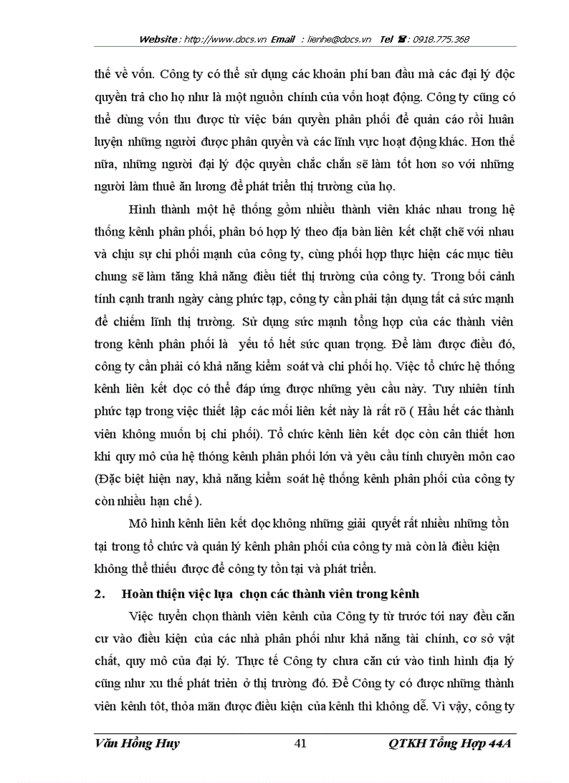 image for page Hoàn thiện và mở rộng hệ thống kênh phân phối của Công ty Bánh kẹo Hải Châu