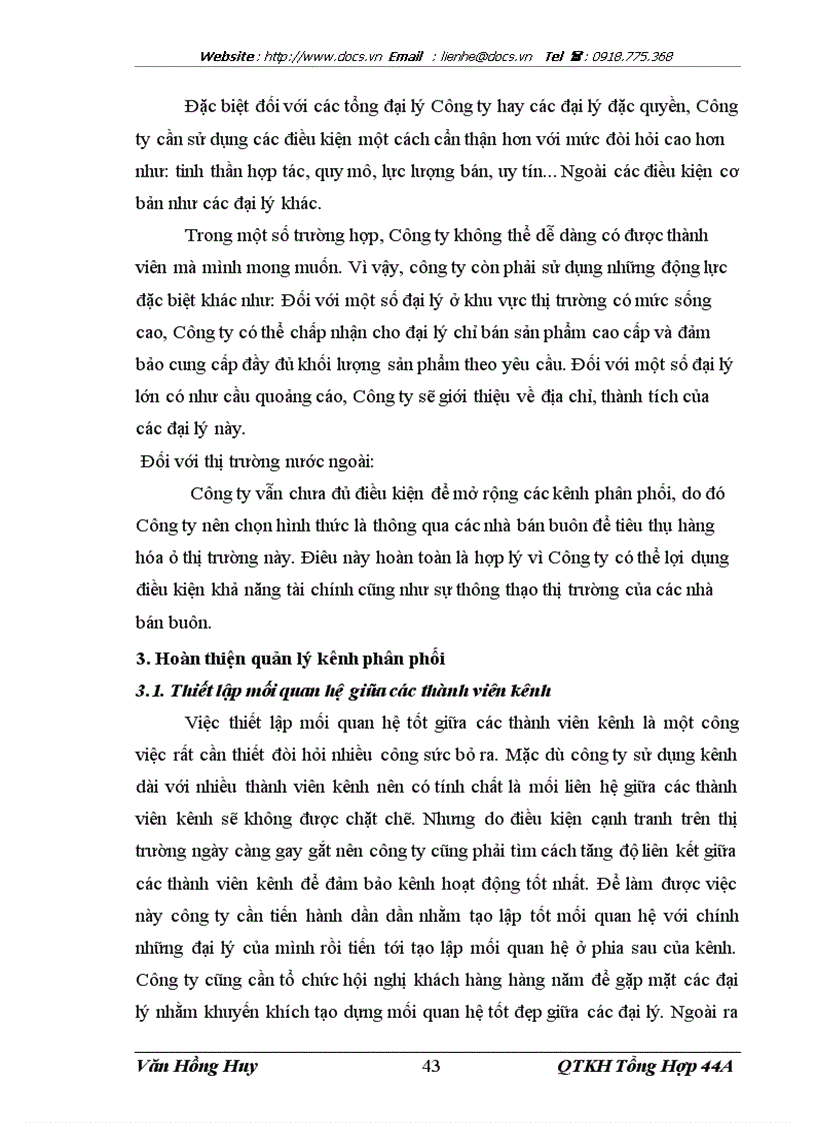 image for page Hoàn thiện và mở rộng hệ thống kênh phân phối của Công ty Bánh kẹo Hải Châu