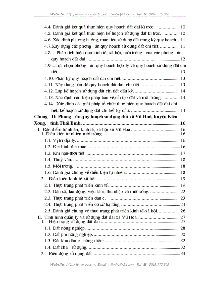 image for page Quy hoạch sử dụng đất đai xã Vũ Hoà huyện Kiến Xương tỉnh Thái Bình giai đoạn 2005 2015