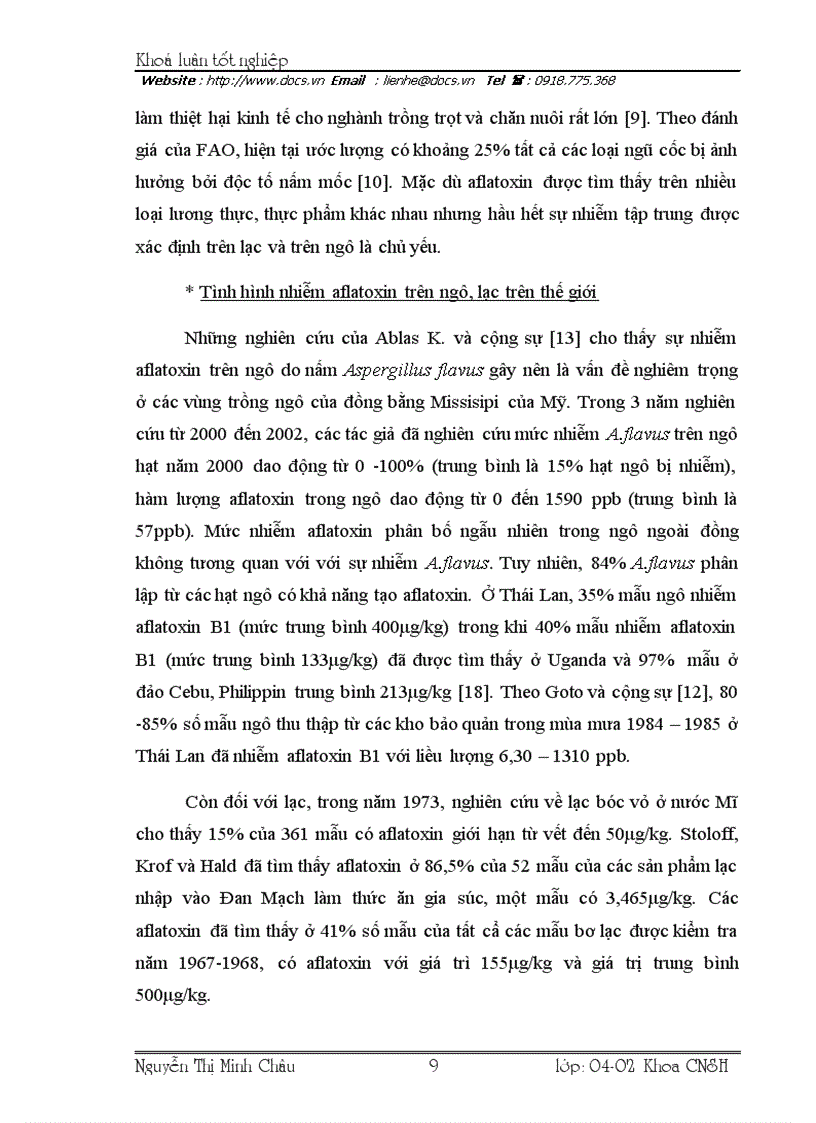 image for page Phân lập và tuyển chọn các chủng vi khuẩn và vi nấm có khả năng khử aflatoxin nhiễm trên ngô lạc ở mức độ cao