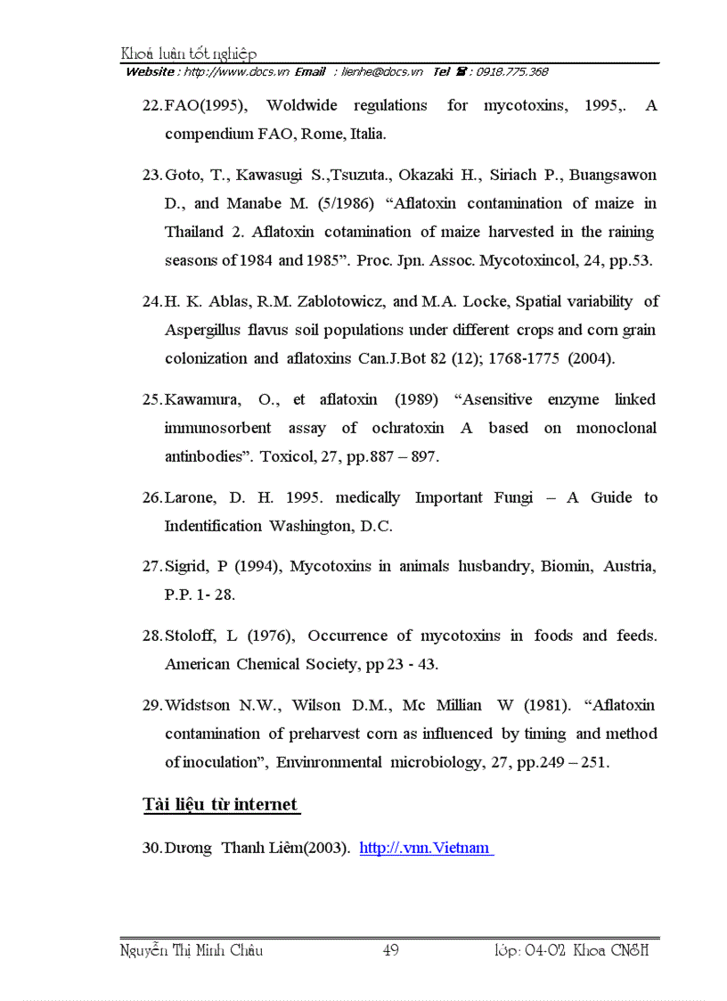 image for page Phân lập và tuyển chọn các chủng vi khuẩn và vi nấm có khả năng khử aflatoxin nhiễm trên ngô lạc ở mức độ cao