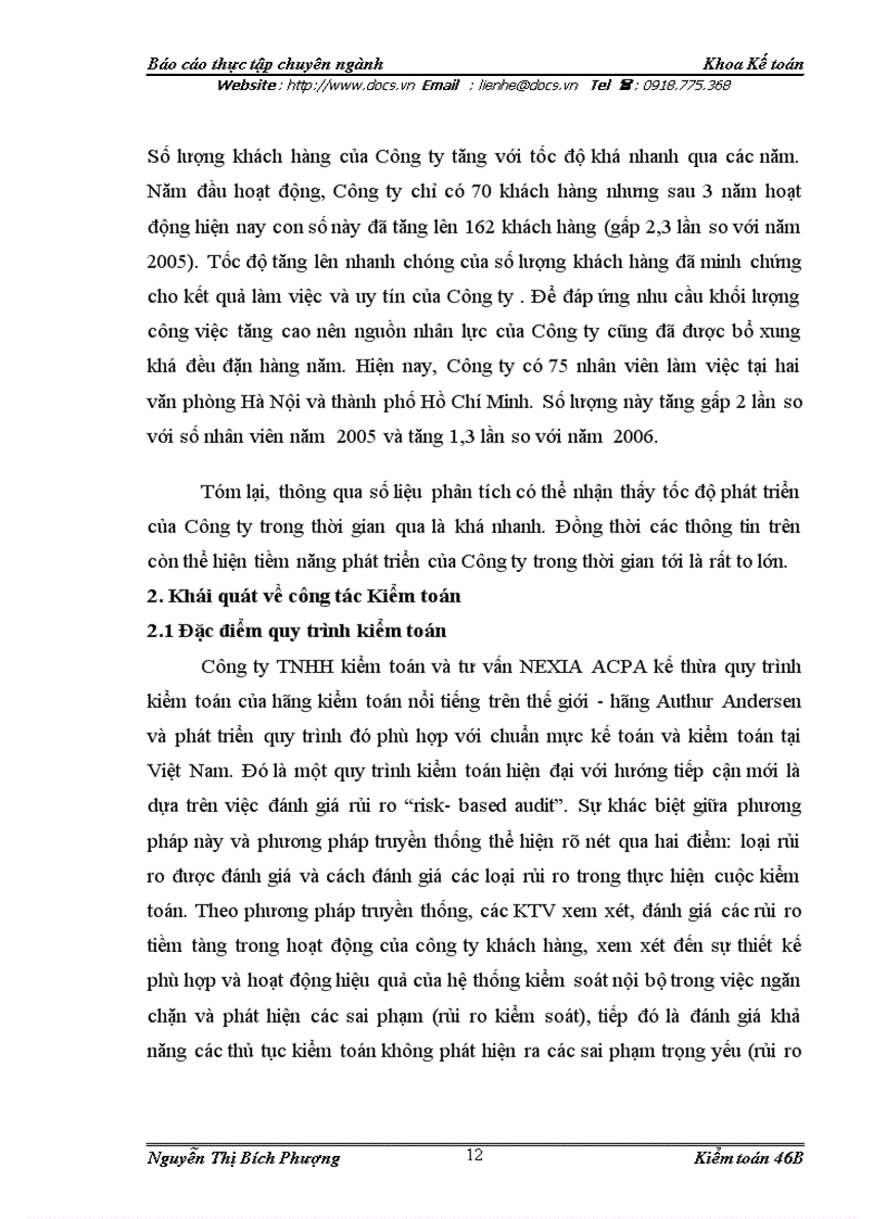 image for page Hoàn thiện quy trình kiểm toán chu trình tiền lương và nhân viên do công ty TNHH Kiểm toán và Tư vấn NEXIA ACPA thực hiện