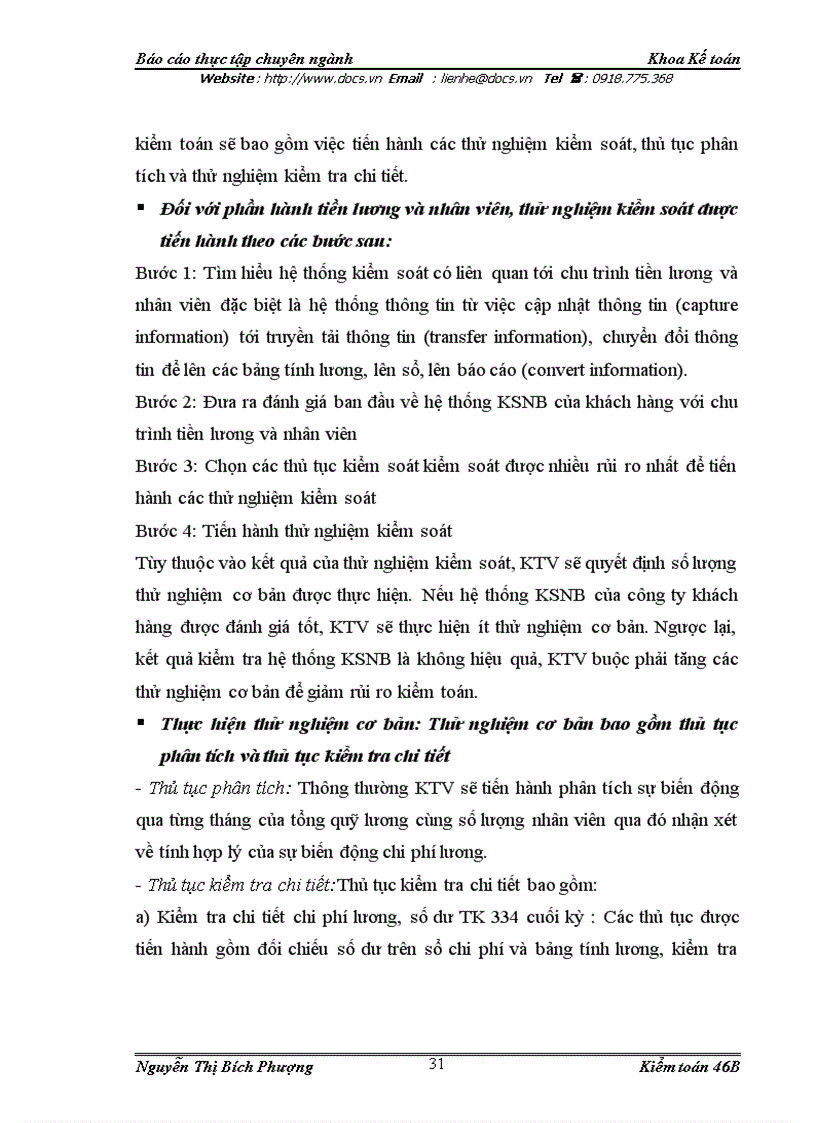 image for page Hoàn thiện quy trình kiểm toán chu trình tiền lương và nhân viên do công ty TNHH Kiểm toán và Tư vấn NEXIA ACPA thực hiện
