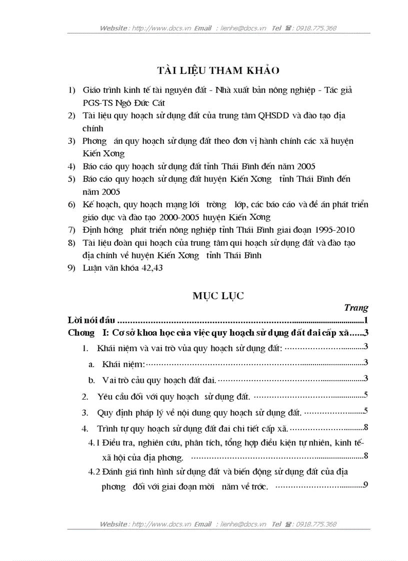 image for page Quy hoạch sử dụng đất đai xã Vũ Hoà huyện Kiến Xương tỉnh Thái Bình giai đoạn 2005 2015