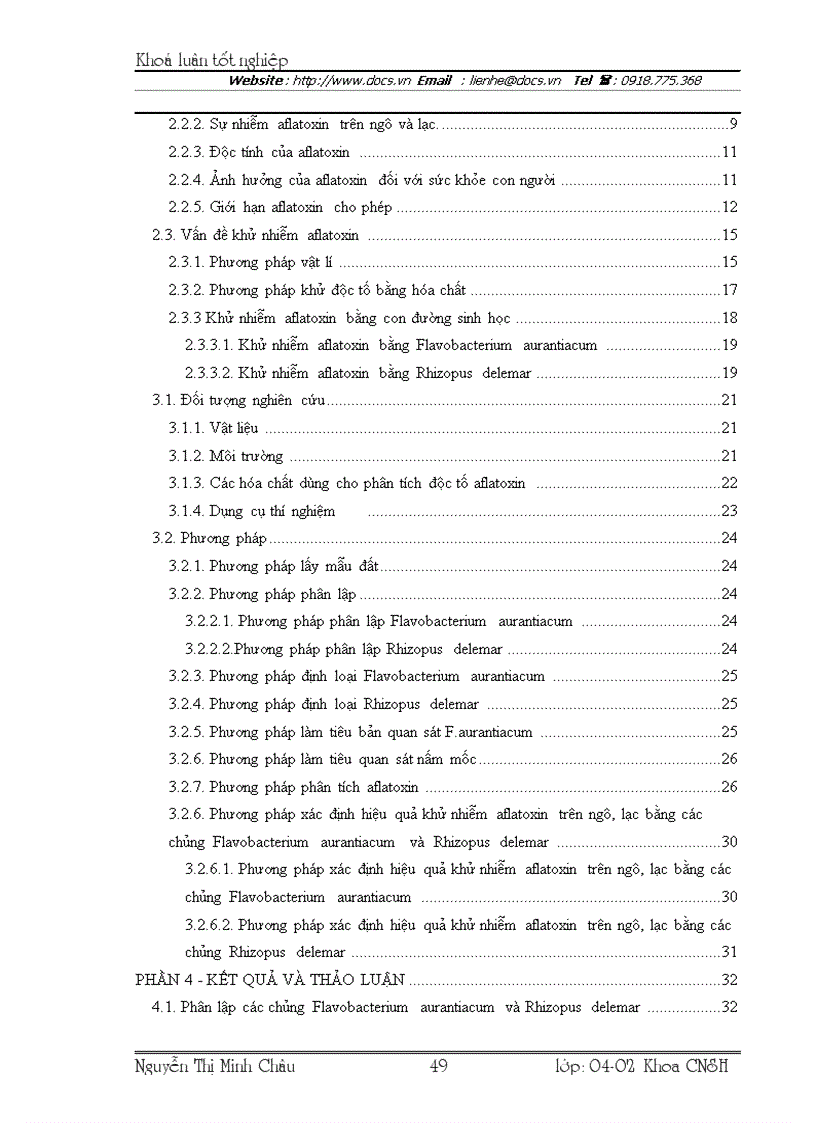 image for page Phân lập và tuyển chọn các chủng vi khuẩn và vi nấm có khả năng khử aflatoxin nhiễm trên ngô lạc ở mức độ cao