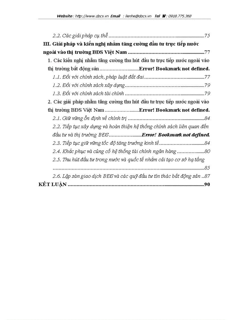 Thu hút đầu tư trực tiếp nước ngoài vào thị trường bất động sản Việt Nam Thực trạng và giải pháp