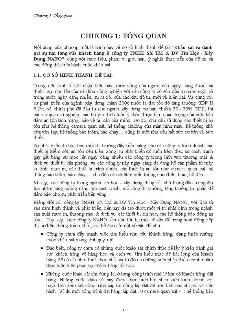 image for page Khảo sát và đánh giá sự hài lòng của khách hàng ở công ty tnhh sx tm dv tin học xây dựng nano