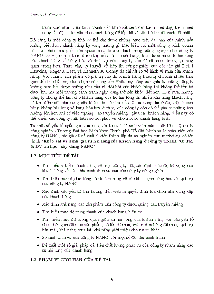 image for page Khảo sát và đánh giá sự hài lòng của khách hàng ở công ty tnhh sx tm dv tin học xây dựng nano