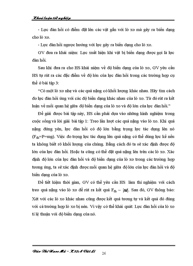 image for page Hình thành một số kiến thức mới bằng giải bài tập trong dạy học vật lý