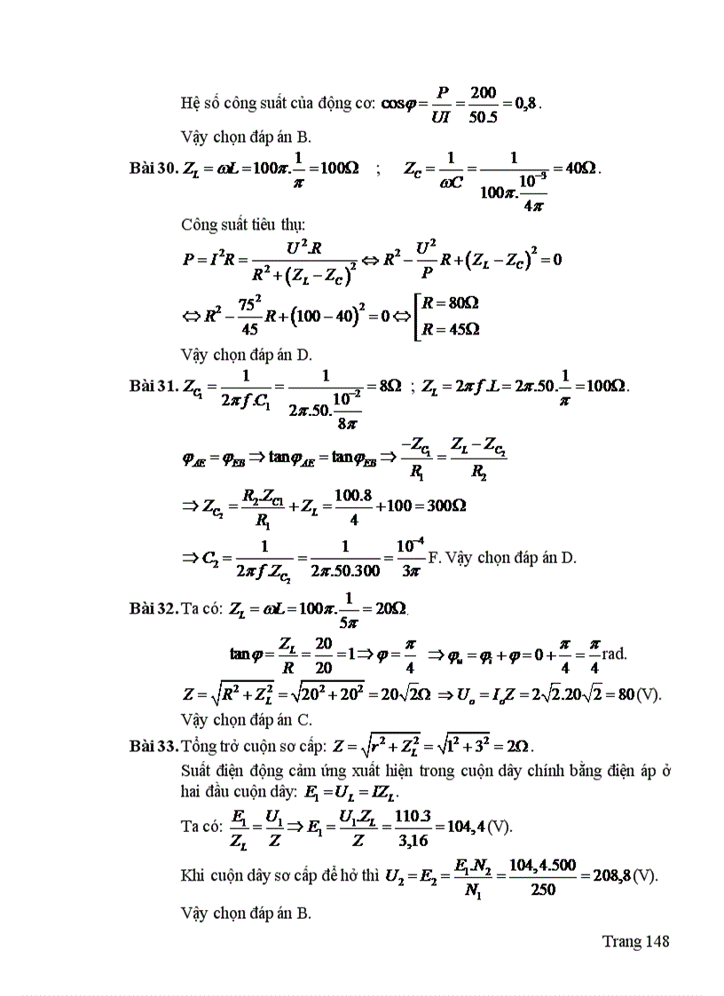 image for page Lựa chọn hệ thống bài tập hướng dẫn giải và giải bài tập vật lý chương dòng điện xoay chiều lớp 12 chương trình nâng cao
