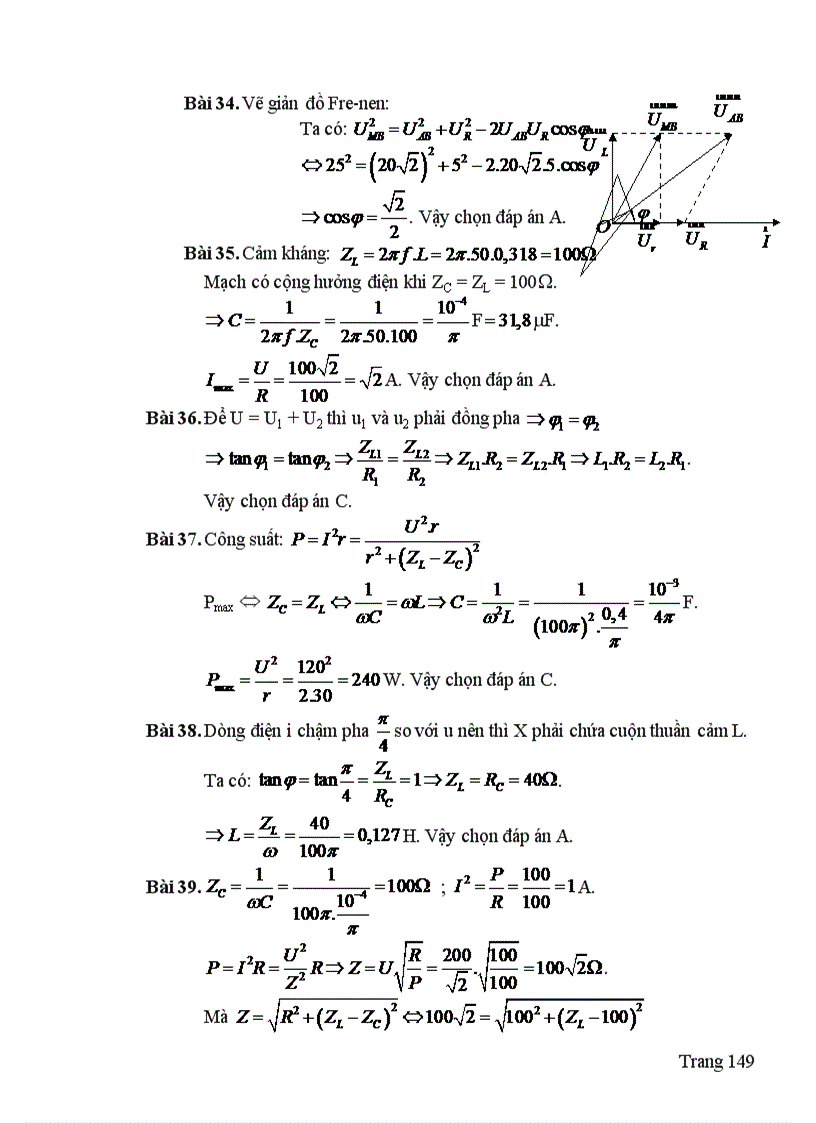 image for page Lựa chọn hệ thống bài tập hướng dẫn giải và giải bài tập vật lý chương dòng điện xoay chiều lớp 12 chương trình nâng cao