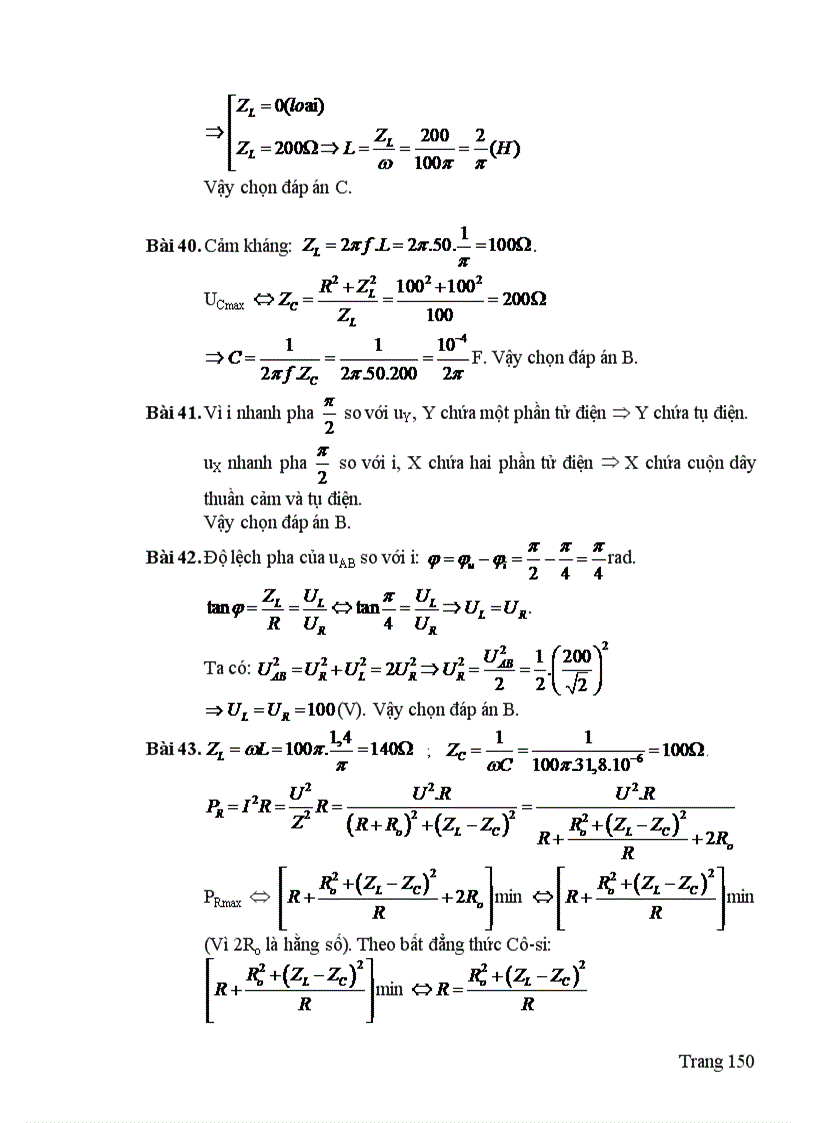 image for page Lựa chọn hệ thống bài tập hướng dẫn giải và giải bài tập vật lý chương dòng điện xoay chiều lớp 12 chương trình nâng cao