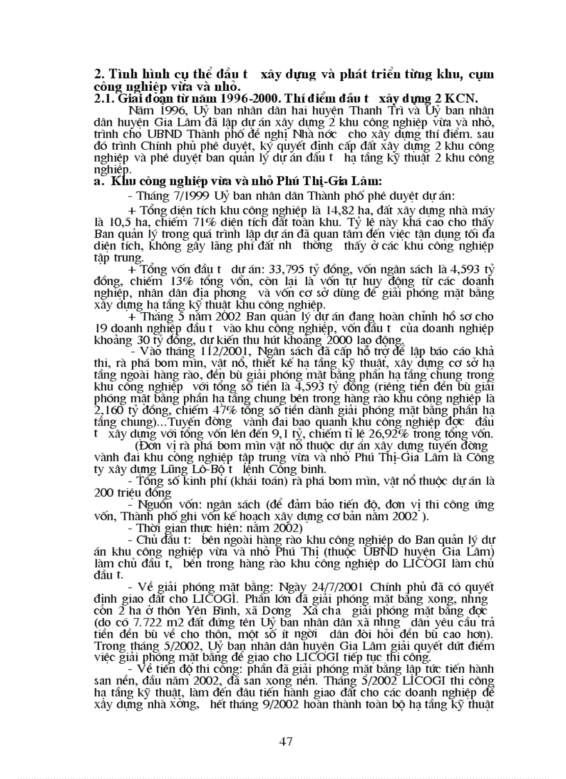 image for page Thực trạng đầu tư phát triển các khu cụm công nghiệp vừa nhỏ trên địa bàn TP Hà Nội