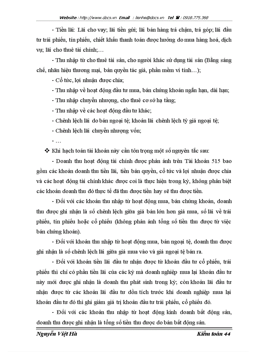 image for page Hoàn thiện kiểm toán khoản mục doanh thu trong kiểm toán Báo cáo tài chính do Công ty Hợp danh Kiểm toán Việt Nam thực hiện