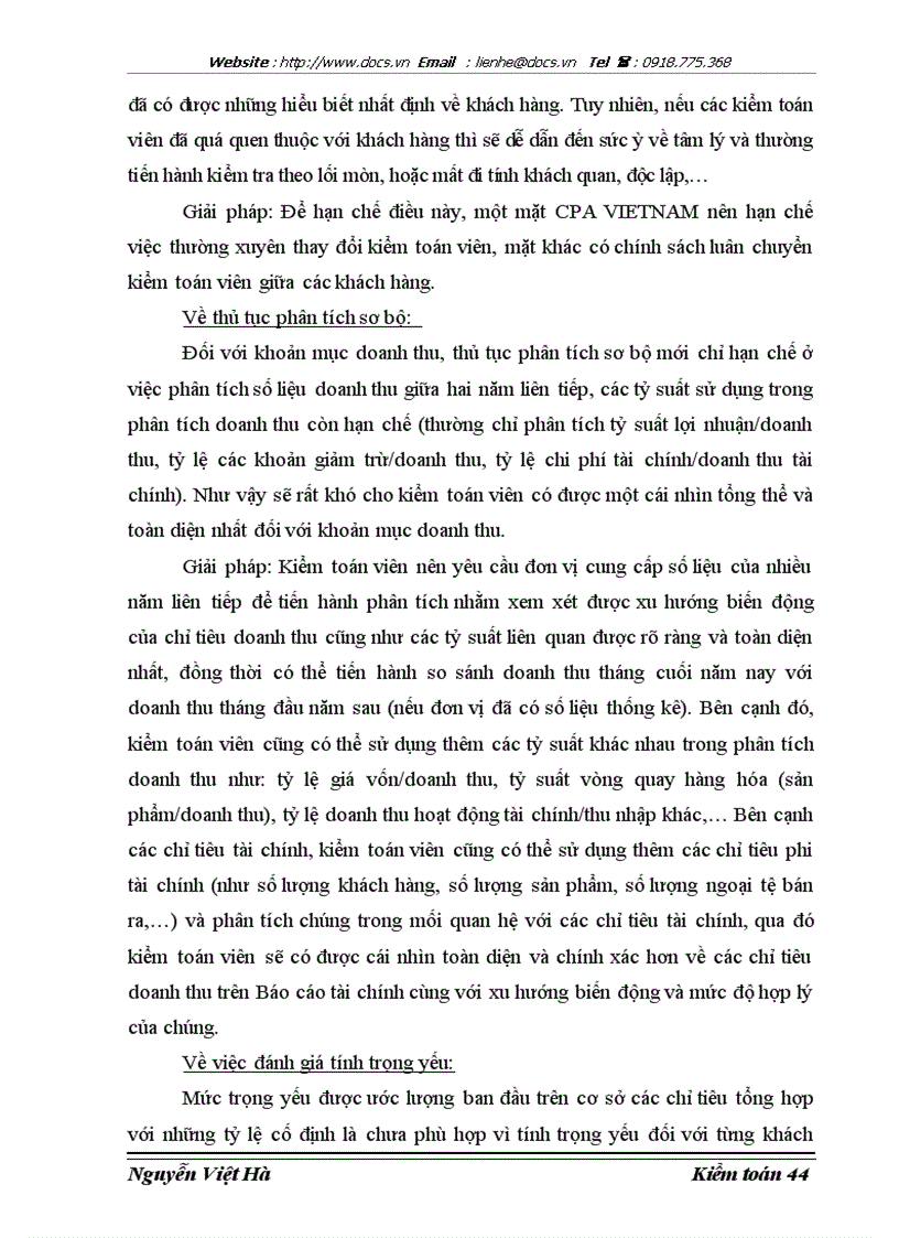 image for page Hoàn thiện kiểm toán khoản mục doanh thu trong kiểm toán Báo cáo tài chính do Công ty Hợp danh Kiểm toán Việt Nam thực hiện