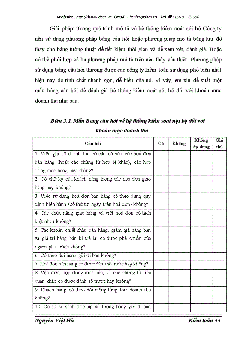 image for page Hoàn thiện kiểm toán khoản mục doanh thu trong kiểm toán Báo cáo tài chính do Công ty Hợp danh Kiểm toán Việt Nam thực hiện