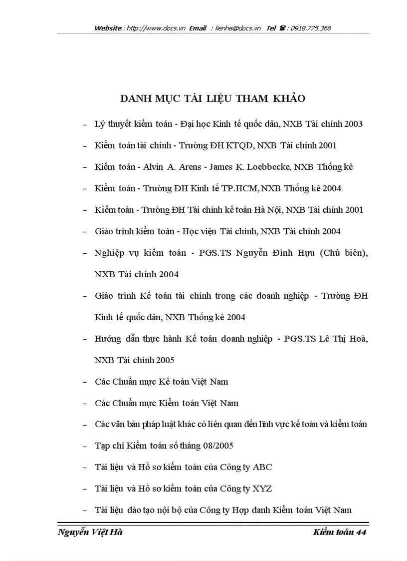 image for page Hoàn thiện kiểm toán khoản mục doanh thu trong kiểm toán Báo cáo tài chính do Công ty Hợp danh Kiểm toán Việt Nam thực hiện