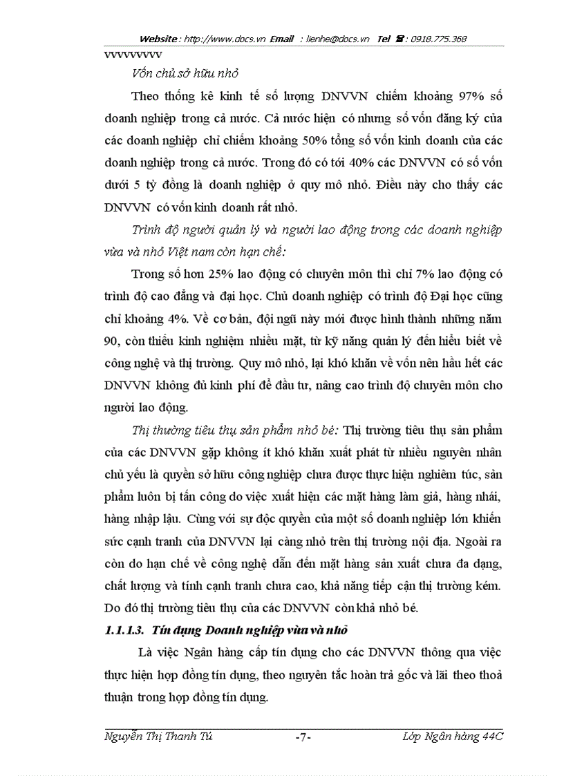 image for page Mở rộng tín dụng đối với các doanh nghiệp vừa và nhỏ tại sở giao dịch ngân hàng thương mại cổ phần Quân đội