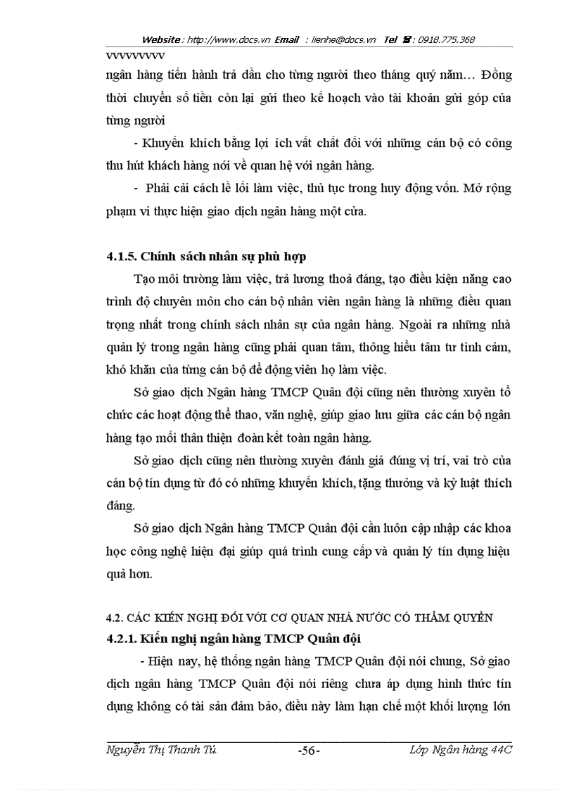 image for page Mở rộng tín dụng đối với các doanh nghiệp vừa và nhỏ tại sở giao dịch ngân hàng thương mại cổ phần Quân đội