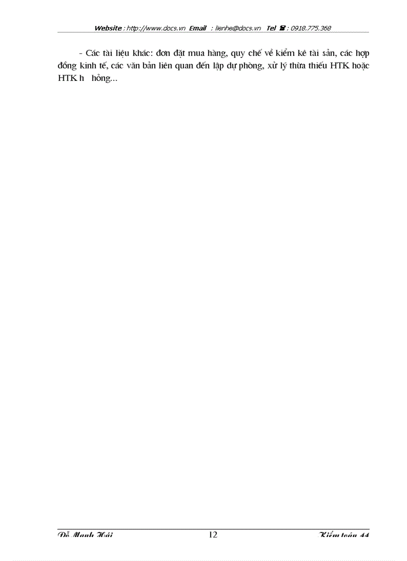 image for page Kiểm toán chu trình hàng tồn kho trong kiểm toán báo cáo tài chính do Công ty dịch vụ tư vấn tài chính kế toán và kiểm toán AASC thực hiện