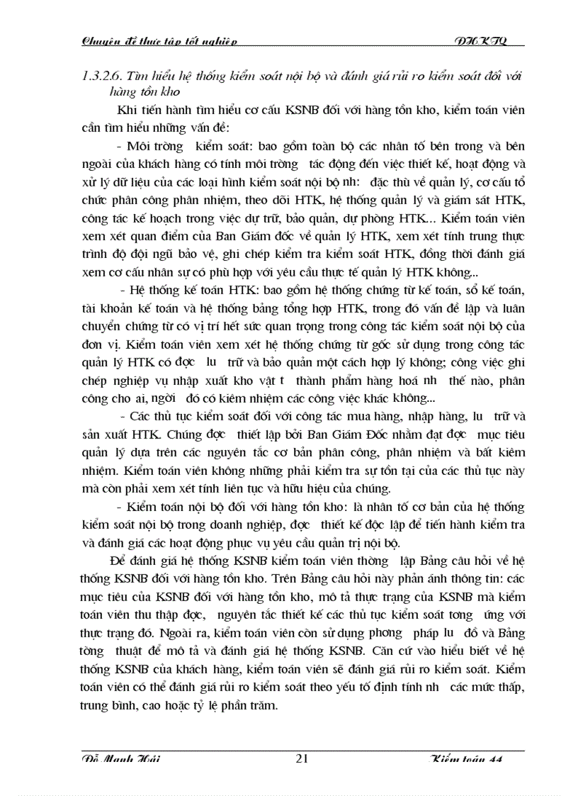 image for page Kiểm toán chu trình hàng tồn kho trong kiểm toán báo cáo tài chính do Công ty dịch vụ tư vấn tài chính kế toán và kiểm toán AASC thực hiện