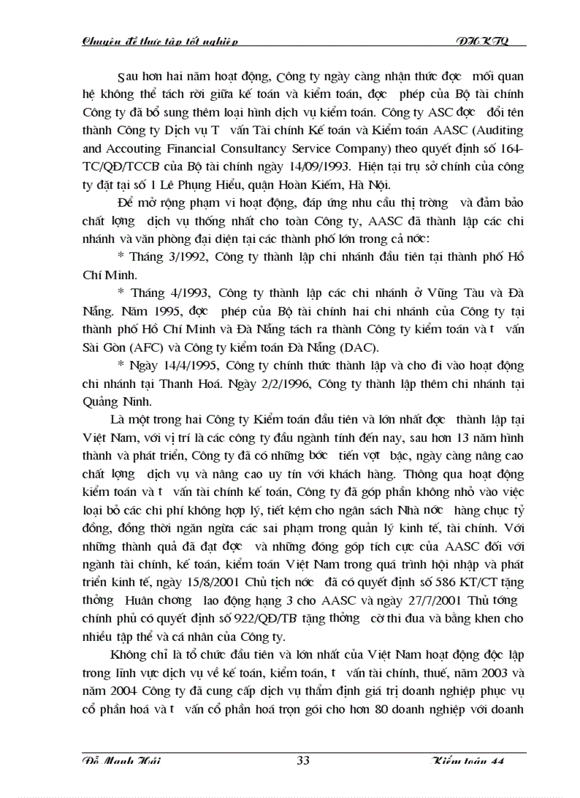 image for page Kiểm toán chu trình hàng tồn kho trong kiểm toán báo cáo tài chính do Công ty dịch vụ tư vấn tài chính kế toán và kiểm toán AASC thực hiện